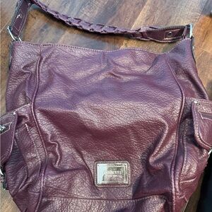 Women's Burgundy Leather Bag